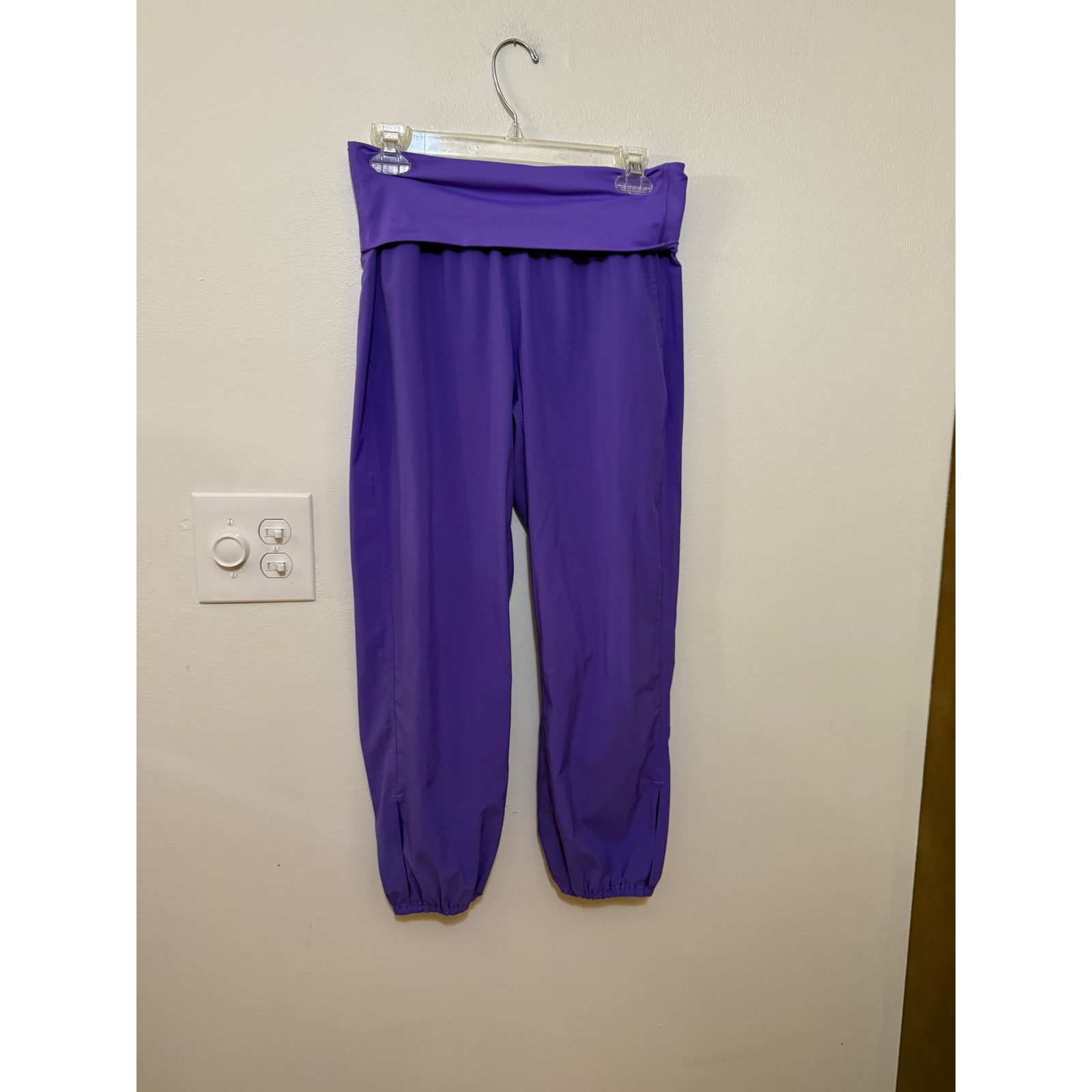 Lululemon Om Pants Luxstreme Swift Ultra Light Power Purple Size 6 Oversized